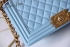 Chanel Boy bag sky blue lambskin